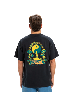 QUICKSILVER T-SHIRT HYPNOTIC WAVE BLACK